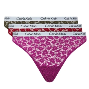 Calvin Klein Spodní prádlo Bikiny 3Pk W 000QD3926E dámské