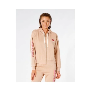 Mikina RIP CURL Wave Shapers Zip Through - béžová Mikina RIP CURL Wave Shapers Zip Through - béžová