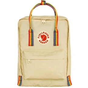 batoh Fjallraven Kanken Rainbow - světlý dub/patt