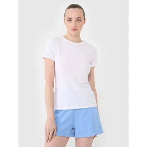 Dámské hladké tričko slim 4F 4FWMM00TTSHF2673-10S Dámské hladké tričko slim 4F 4FWMM00TTSHF2673-10S