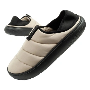 Pánské boty Crocs Classic Puff Moc béžové zateplené pantofle Pánské boty Crocs Classic Puff Moc béžové zateplené pantofle