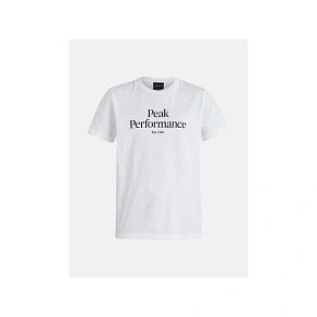 Tričko Peak Performance Jr Original Tee, bílé Tričko Peak Performance Jr Original Tee, bílé