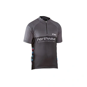 Cyklistické tričko NORTHWAVE Force Evo Junior Jersey Short Sleeve, černé