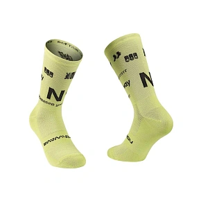 Cyklistické ponožky NORTHWAVE Type Sock, žluté