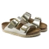 Dívčí žabky Birkenstock Arizona Kids Birko-Flor Electric Metallic Gold narrow (1014841)