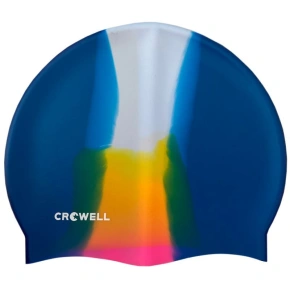 Crowell Multi Flame silikonová plavecká čepice col.14
