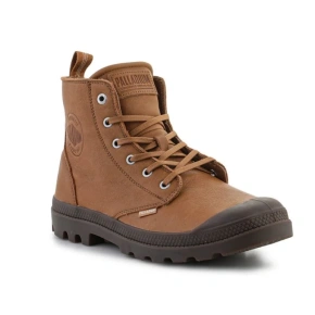 Palladium Pampa Zip Lth Ess U 76888-252-M Dear Brown boty