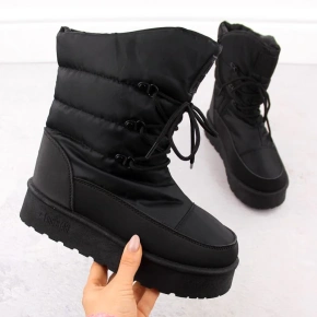 Big Star sněhule na platformě OO274884 W INT2071