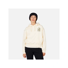 Dámská mikina ROSSIGNOL W WATERFALL H RELAX SWEATSHIRT, bílá, dámská Dámská mikina ROSSIGNOL W WATERFALL H RELAX SWEATSHIRT, bílá, dámská
