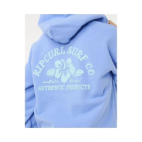 Dámská mikina RIP CURL Surf Puff Heritage Hood P/P, modrá Dámská mikina RIP CURL Surf Puff Heritage Hood P/P, modrá