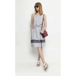 Dámské šaty W-Dk-3037-9G-H9-55-1 šedé - Deni Cler Milano