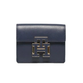 Kožená peněženka Tommy Hilfiger Push Lock AW0AW14344