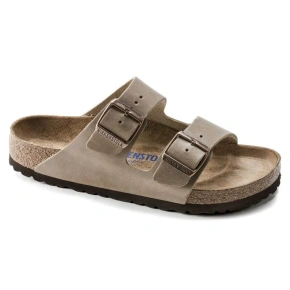 Birkenstock Arizona Soft Footbed Oiled Leather Tabacco Brown úzké žabky pro muže/dámy (0552813)