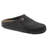Birkenstock Zermatt Cozy Home Anthracite vlněné plstěné pantofle regular wide (1014938)