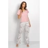 Dámské pyžamo Garden Spa růžové - Momenti Per Me