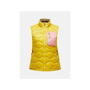 Dámská vesta PEAK PERFORMANCE W Helium Utility Down Vest, žlutá Dámská vesta PEAK PERFORMANCE W Helium Utility Down Vest, žlutá