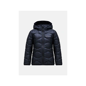 Bunda Peak Performance Jr Helium Down Hood Jacke, černá Bunda Peak Performance Jr Helium Down Hood Jacke, černá