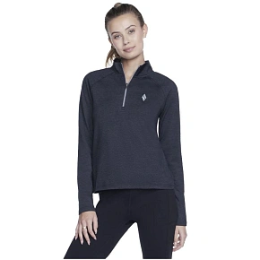 Skechers Skech-Knits Ultra Go 1/4 Zip LT4-BKCC Černé L Skechers Skech-Knits Ultra Go 1/4 Zip LT4-BKCC Černé L