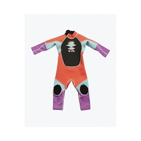 Pěnová plavka RIP CURL Groms Omega Bz Easy On/Off, růžová