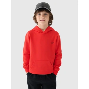 Chlapecká nepruhovaná mikina s kapucí 4F Junior 4FJWMM00TSWSM1292-70S Chlapecká nepruhovaná mikina s kapucí 4F Junior 4FJWMM00TSWSM1292-70S