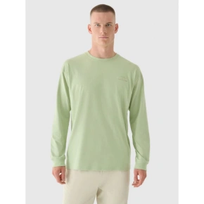 Pánské tričko oversize s potiskem a dlouhým rukávem 4F 4FRAW24TLONM502-44S