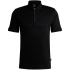 Pánská polokošile BOSS Polston 11 NERO slim fit černá (50513375-001)