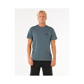 Tričko RIP CURL Staple Tee, tyrkysové Tričko RIP CURL Staple Tee, tyrkysové
