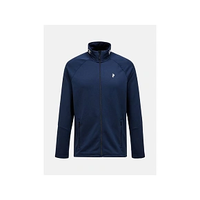 Pánská mikina PEAK PERFORMANCE M Rider Essentials Zip Jacket, barva tmavě modrá Pánská mikina PEAK PERFORMANCE M Rider Essentials Zip Jacket, barva tmavě modrá