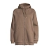 Dámská mikina CASALL Easy Oversized Zip Hoodie, hnědá barva