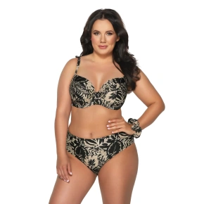 Dámská plavková podprsenka  SK-184 černo-béžová - AVA