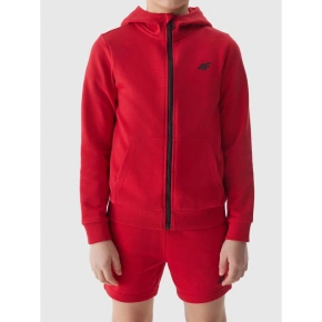 Chlapecká mikina na zip s kapucí 4F Junior