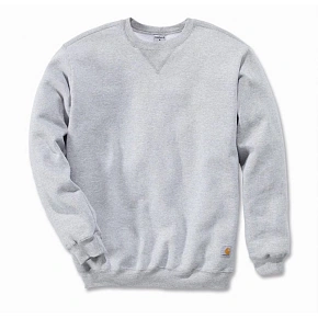 Mikina Carhartt Midweight s kulatým výstřihem, šedá melírovaná