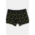 Pánské boxerky PREMIUM BB006-04 Černá se žlutou - Noviti