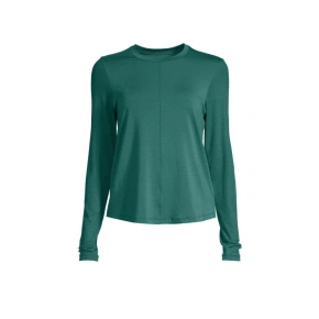 CASALL Delight Tričko s dlouhým rukávem Crew Neck zelené CASALL Delight Tričko s dlouhým rukávem Crew Neck zelené