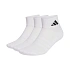 Adidas Cushioned Sportswear Kotníkové ponožky 3P bílé JZ0523