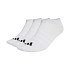 Adidas Thin&Light Sportswear No Show ponožky 3 páry bílé JZ0534
