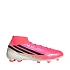 Adidas F50 Hyperfast League Mid FG fotbalové boty růžové KJ6714