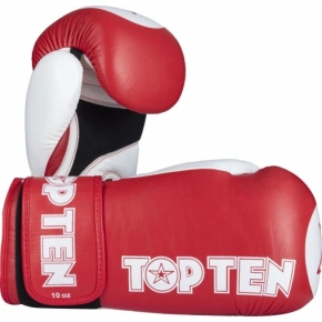 Boxerské rukavice TOP TEN STAR-XLP 10 oz červené