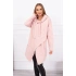 Oversize tunika s obálkou 16546 starorůžová - Kesi