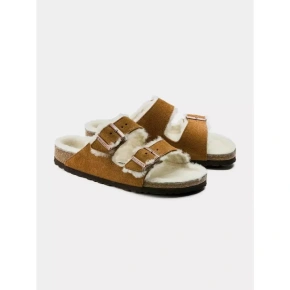 Žabky Birkenstock Arizona Shearling Mink W 1001135