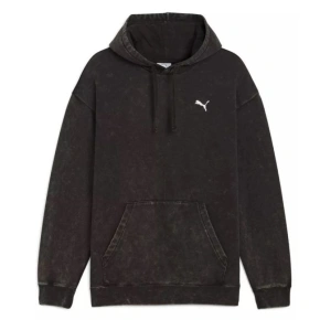 Puma ESS Elevated Relaxed Wash Hoodie M 688049 01 pánské