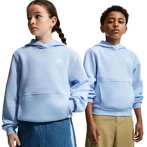 Dětská mikina Nike Sportswear Club Fleece modrá FD3000 408 Dětská mikina Nike Sportswear Club Fleece modrá FD3000 408
