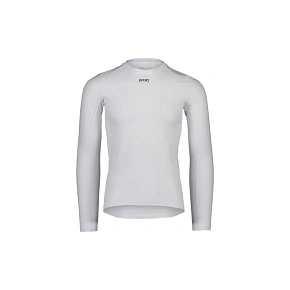 Cyklistické tričko POC ESSENTIAL LAYER LS – bílé Cyklistické tričko POC ESSENTIAL LAYER LS – bílé