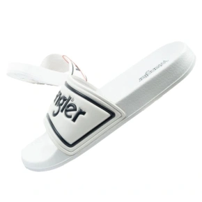 Pánské pohodlné sportovní žabky Wrangler Averell Slider white Pánské pohodlné sportovní žabky Wrangler Averell Slider white