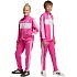 Dětské tepláky adidas Seasonal Essentials Tiberio 3-Stripes Tricot růžové KS5519