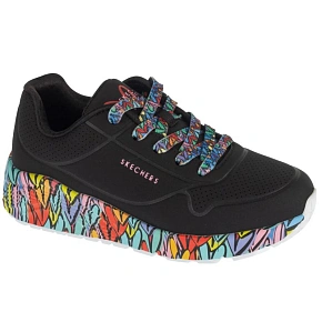 Skechers Uno Lite – Subtle Love 314088L-BKMT Černé 31 Skechers Uno Lite – Subtle Love 314088L-BKMT Černé 31