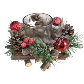 Dekorativní lustr 16x9 cm DŘEVO