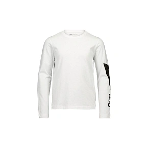 Tričko POC L/S Tee Jr, bílé Tričko POC L/S Tee Jr, bílé