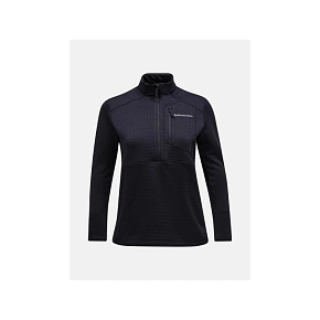Mikina Peak Performance W Trail Polartec Half Zip, černá Mikina Peak Performance W Trail Polartec Half Zip, černá