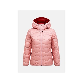 Dámská péřová bunda PEAK PERFORMANCE, model Helium Down Hood Jacket, růžová barva Dámská péřová bunda PEAK PERFORMANCE, model Helium Down Hood Jacket, růžová barva
